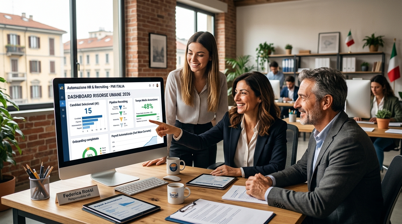 Automazione HR con Intelligenza Artificiale per PMI Italiane: La Guida 2026 per Dimezzare i Tempi di Recruiting e Liberare il 40% del Lavoro Amministrativo