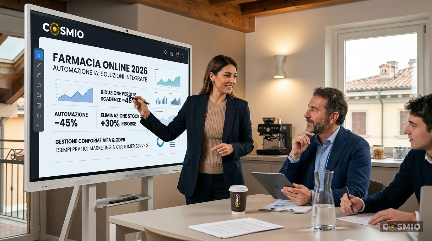 Farmacia Online 2026: Come l'Automazione IA Elimina le Perdite su Scadenze e Stockout — Mantenendo la Piena Conformità AIFA e GDPR