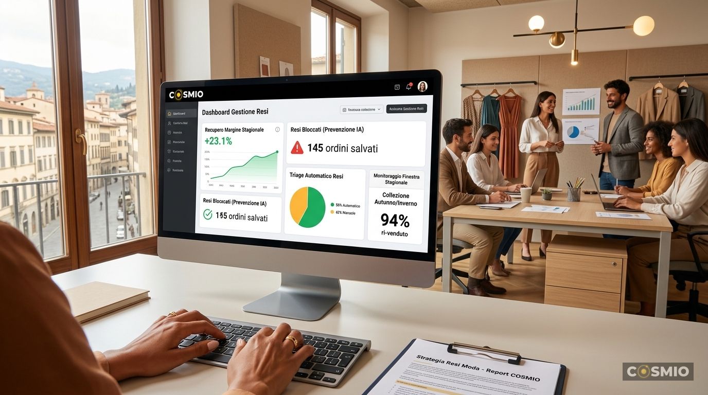 Resi Moda e-Commerce: Come Bloccarli Prima che Partano, Classificarli in Automatico e Recuperare il Margine Stagionale