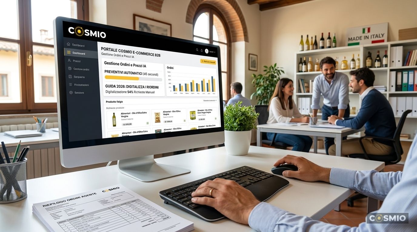 Automazione IA per E-Commerce B2B e Wholesale: La Guida 2026 per Digitalizzare Ordini, Prezzi e Riordini Senza Aumentare il Team