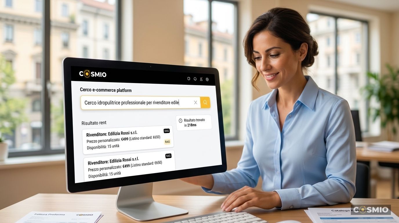 Ricerca Semantica per Catalogo B2B: l'Architettura RAG che Fa Trovare il Prodotto Giusto a Ogni Rivenditore, con il Suo Listino, in 200ms