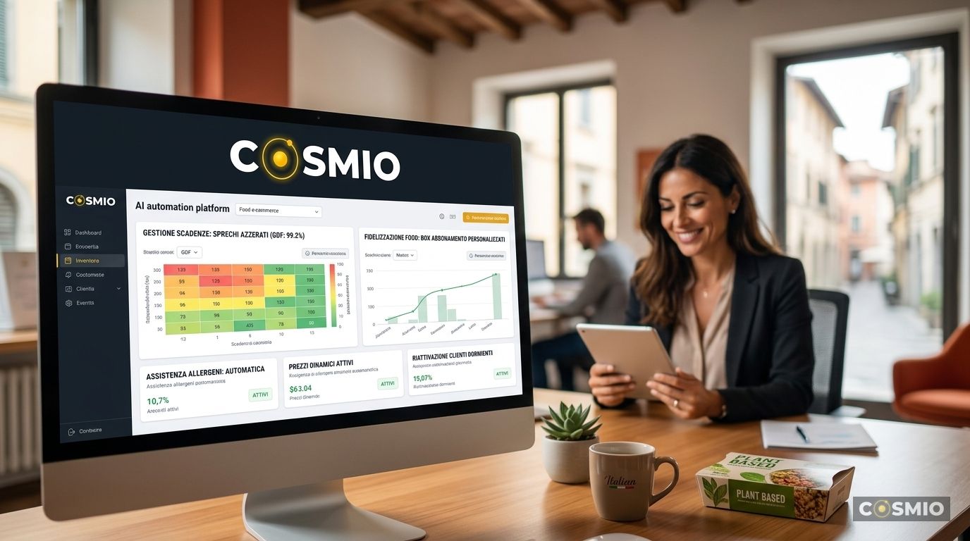 Automazione IA per l'E-commerce Alimentare: la Guida 2026 per Azzerare gli Sprechi da Scadenza e Fidelizzare i Clienti Food Senza Aumentare il Team