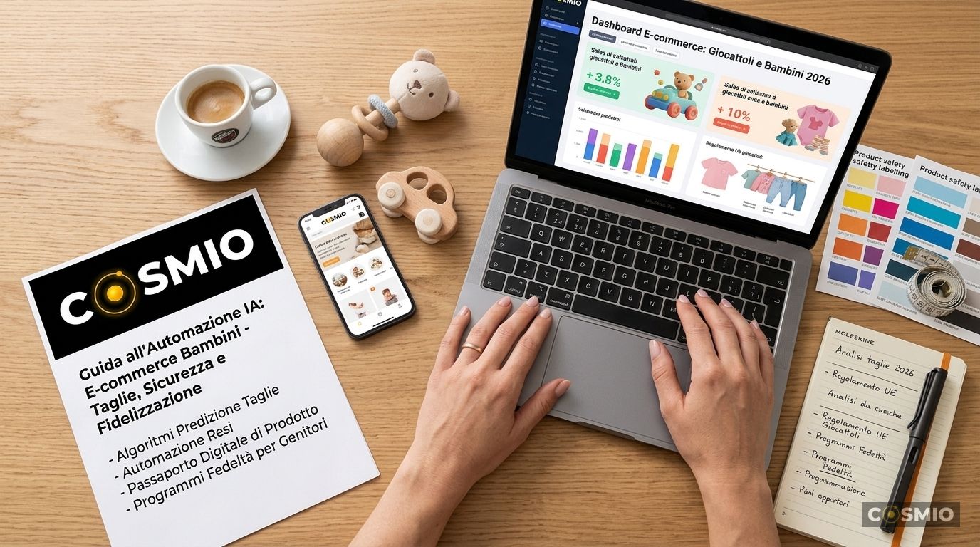 Automazione IA per E-commerce Bambini e Giocattoli: La Guida 2026 per Taglie Giuste, Sicurezza Prodotti e Fidelizzazione dei Genitori